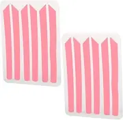 FOMIYES 6 Pairs Eyelash Lift Rods Ribbon Silicone Lash Lifting Strips Reusable Eyelash Lift Cover Curler Soft Stripe Soft Eyelash Perm Lift Rod for Permanent Lashes Pink