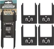 Tool Holder Compatible with Makita 40V XGT (4 Pack) - Black | StealthMounts Tool Mounts | Made in The UK