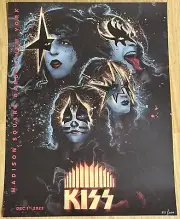 KISS Litho Poster Lithograph Madison Square MSG New York Dec 1 2023 End Of Road