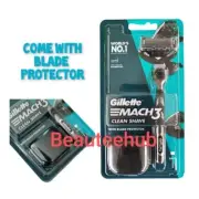 1 PCS GILLETTE MACH 3 Clean Shave +Blade Protectors