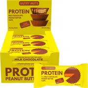 Nutry Nuts Protein Peanut Butter Cups Milk Chocolate 42g (Pack of 12)