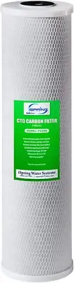 Ispring FC25B Whole House Water Filter Replacement Cartridge, CTO Carbon Block,