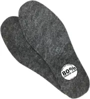 Wool Felt Warm Insoles,Felt Insoles for Boots and Shoes,Wool Insoles for Men (Me