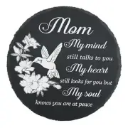 Mom Memorial Garden Stones Slate Stone Sympathy Gifts Loss of Mom Mother