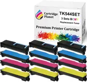 3 Sets BCMY Non-Genuine Toner Cartridge for Kyocera TK-544 TK544K TK544K TK544K TK544 (5000/4000 (B/CMY) Pages) for FSC5100DN