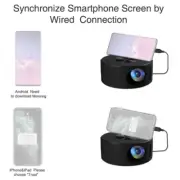 Mini Projector LED 1080P HD Home Cinema Portable Home Movie Projector 2025 NEW