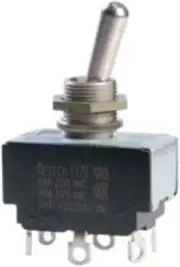 1PC EATON - 7803K12 - Toggle Switch, On-Off-On, DPDT, Non Illuminated, 7800 Ser