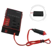 USB 3 0 Fast Charging Car Inverter Charger Socket 12V24V to 220V DC Converter