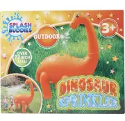 Splash Buddies Inflatable Dinosaur Sprinkler Orange Over 6ft+