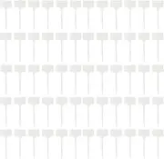 Plant Name Tags | 100-Pieces T-Type Marker Labels Seedling Nursery Name Sign | Writable Garden Plant Tags for Succulents, Flowers, Vegetables, Orchids