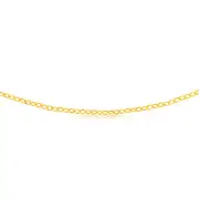 9ct Yellow Gold Belcher 60 Gauge 40cm Chain