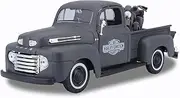 Harley-Davidson Themed 1948 Ford F-1 Pickup and 1942 WLA Flathead
