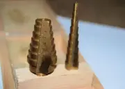 SET OF 2 HSS TiN STEP DRILLS 4 - 24 mm SHEET DRILL
