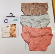 NEW SECRET TREASURES Maternity Panty Under-Belly Comfort 3-pairs Size S 4-6