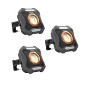 Duracell 3 Rechargeable Work Lights, 1500 Lumes, Magnetic Base, USB-C Cable NEW