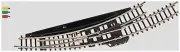 Marklin 8568 Z Scale Curved Electric Turnout, 4-3/8-Inch, Left Hand
