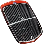 Ford 1932 Hot Rod Grille Metal Die Cut Wall Sign