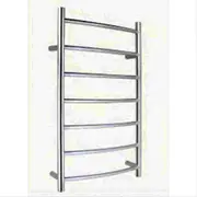 800*500*135mm ROMA 7 Round Bars Chrome/Matt Black 3 Color 304 Stainless Steel With Polished Finish Heated Towel Rail