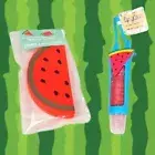 Watermelon Gift Set - Scented Lipgloss & Makeup Sponges