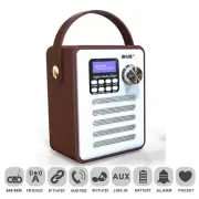 DAB/DAB+ Bluetooth Digital Radio FM MP3 Play Alarm Function Supporting TF Card