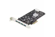 StarTech.com 4-Port USB PCIe Card, USB 3.2 5Gbps, PCI Express Expansion Card with 4x Independent USB Controllers, 4x USB-A Ports