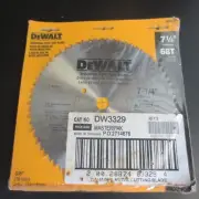 DeWalt DW3329 7-1/4 Inch 68 Tooth Circular Saw Steel Blade Masterpak - 5 blades
