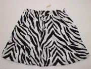 NEW Gymboree Wild For Zebra Black & White Skirt Size 3 NWT