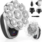 Electric Razor for Men,Head Shavers for Bald Men,5-in-1 Electric Razors with Wet