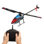(Dual Battery)2.4GHz RC Helicopter Pressure Altitude Hold Strong Power 6 Ax ZO