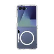Galaxy Z Flip7 Clear Magnetic Case Coffee, First