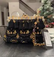 DOLCE & GABBANA Vanda Evening Clutch with Exquisite Detailing Made in Italy