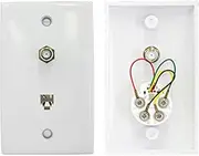 Pro2 PR3870 TV Wall Plate with Telephone