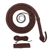 Ardour Crafts Paracord Nylon Leather BULL WHIP 04 to 16 Feet Long 16 Plaits