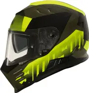 Simpson Venom Army, full face helmet , color: Matt-Neon-Yellow , size: S