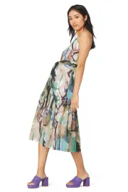 Abstract Long Dress