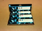 4 Inks HP Genuine 980 D8J10A D8J07A D8J08A D8J09A OFFICEJET COLOUR MFP X585 X555