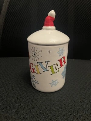 Dr Seuss THE Grinch Cotton Ball /q-tip Holder