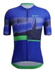 Santini Mirage Jersey - navy blue Size XL