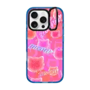 iPhone 16 Pro Impact Ring Stand Case MagSafe Compatible Meow by Mond Kim