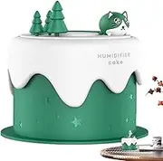 Bedroom Humidifier with Light, Cold Mist USB Rechargeable Humidifier, Portable Desktop Humidifier, Battery Powered Humidifier for Bedroom, Children Room