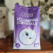 Ultra Pet 5 Lb. Micro Clumping Crystals Cat Litter Ultra Pet 85300 Soft On Paws