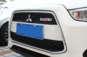 Ralliart Grill Badge Chrome Silver Emblem for Mitsubishi Lancer EVO Colt Magna