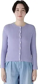 [HUMAN WOMAN] 077-5170403 Crew Neck Cardigan (UV Protection) for Women