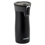 Contigo 473ml Bryon Snapseal Vacuum Insulated Travel Drink Mug Matte Black
