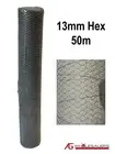 Chicken Netting 13mm Hex 900mm x50m Wire Galvanised Hexagonal Mesh Garden Animal