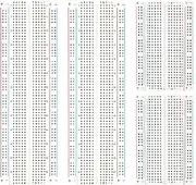 ELEGOO Breadboard Kit for Electronics Projects, 2 X 830 Pin and 2 X 400 Pin Circuit Boards for Arduino Projects