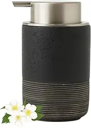 Soap Dispensing Modern Ceramic Foam Soap Dispenser - Refillable Liquid Soap Dispenser for Bathroom and Kitchen, New Home Essentials