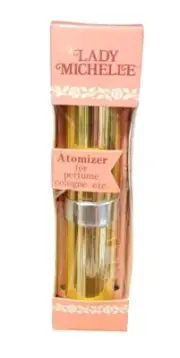 Vintage Lady Michelle Atomizer For Perfume Cologne Japan 401 Refillable