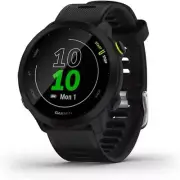 Garmin Forerunner 55 GPS Watch - Daily Workouts, PacePro, Safety Features, Black