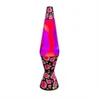 Lava Motion Lamp Diamond Shape Roses Pink